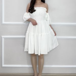 SV 6148 - Angelina Dress | Silvervogue | Gaun Katun Poliester Mini Pakaian Wanita