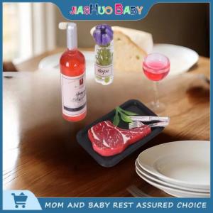 JiaShuo Baby Toy 5 cái mô phỏng bít tết mì ống tấm dao và nĩa mô hình Kit Dollhouse nhà bếp thực phẩm trang trí đồ chơi phụ kiện tự làm