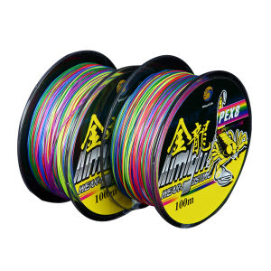 Senar Pancing Jepang PE 100m Kepang Fishing Line Jalinan Rakit Memancing Anti Gigitan Kuat Garis