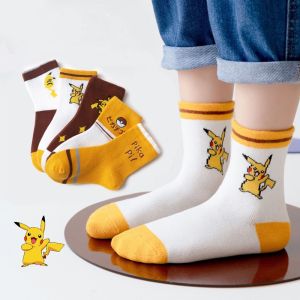 【A015】Kids Fashion Cotton Socks 5 pairs pack Baby Boys Girls Children sarung kaki budak Korean Style Socks Toddlers Footwear 儿童袜子5双