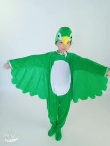 Halloween Cosplay Costumes for Children Animal Cartoon Bird Parrot Jumpsuit Headgear Kids Party Performance Costumes2026