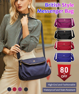 British high-end nylon sling bag for woman