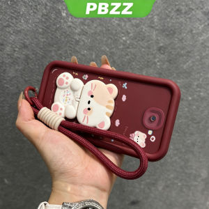 Feadship Case for samsung j7 prime j4 plus j6 plus j4+ j6+ phone casing Softcase Silicone shockproof Cover new design aesthetic with holder for girls cute pink cat JTDTMZJ1