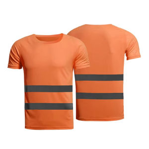 [Local Stock] HBESTY  Striped Solid Plain T-shirt 3D Printing Fake Workwear T Shirt Men Round Neck Short Sleeves Sports Running Summer Cosplay Tee