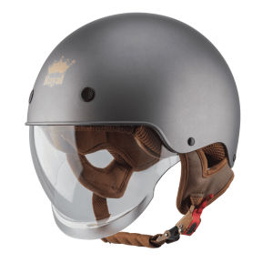 [NHÀ SẢN XUẤT] [XÁM TITAN] Mũ Bảo Hiểm Nửa Đầu Kính Âm Royal Helmet M239 Trơn Hàng Chính Hãng Bảo Hành 1 năm