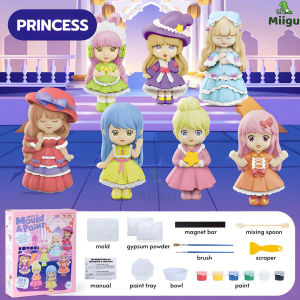 Miigu Baby DIY Mould and Paint Plaster Fridge Magnets Kit for Kids