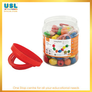 Wooden Lacing Beads - VG58304 - Early Learning & Educational Toys & Manipulative & Toddler Toys