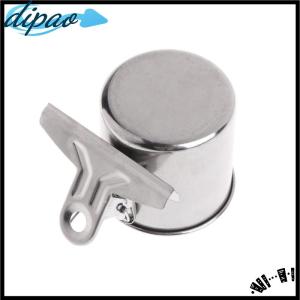 【dipao】 Stainless Steel Birds Parrot Feeder Round Aviary Pet Food Water Feeding Bowl