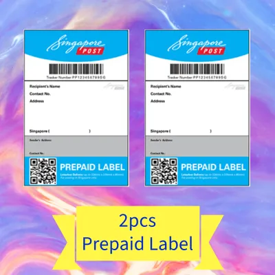 [1/2/3/4 pcs] SingPost Prepaid Postage Label Tracked to Letterbox for Local delivery within Singapore