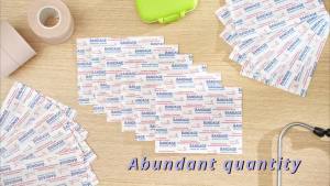 Marsui 60 Pcs Large Bandages 3 x 4 Inch Wound Care Flexible Adhesive Bandages Latex Free Fabric for and Protect Wounds Large Size for First Aid Wound Care Assorted