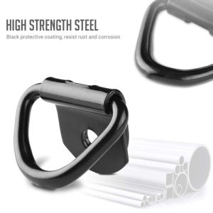 4Pcs/set Truck Metal V‑Ring Cargo Tie Down Anchors Trailers Hook Fixing Ring for Vehicle Boat