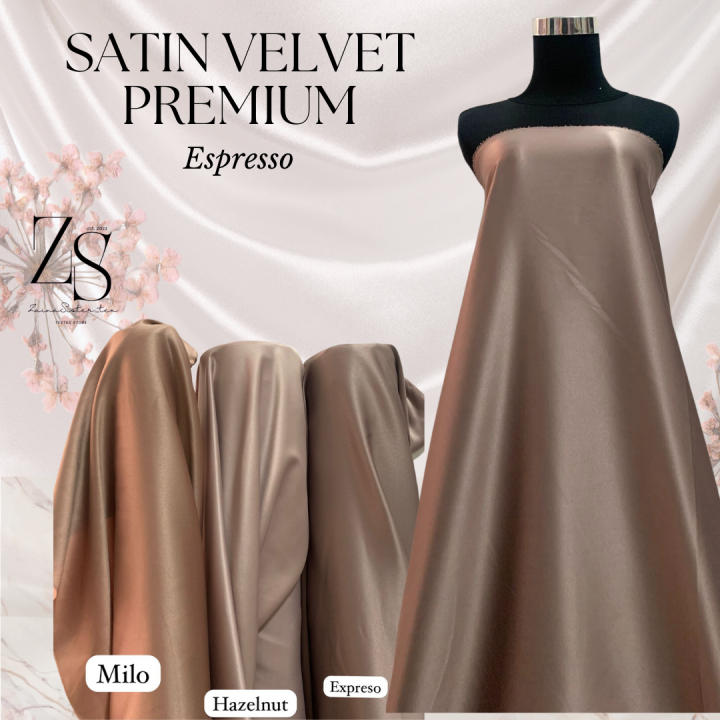 Satin velvet clearance