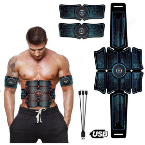 Alat Pengencang Otot Terapi EMS Stimulator Otot Six Pack ABS Abdominal Muscle Smart Fitnes Mobile Gym