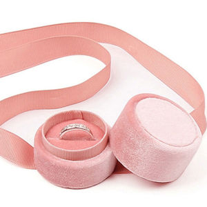 GENENIC Dễ thương Bao bì Bowknot Chuỗi hạt lễ cưới Nhẫn đính hôn Trưng bày đồ trang sức Hộp đồ trang sức Phụ kiện thời trang Hộp hiển thị