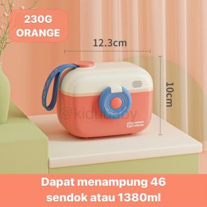 Tempat Kotak Penyimpanan Susu Bubuk Bayi Container Penyimpanan  Susu Bubuk Camera Milk Box Powder Kidu Baby