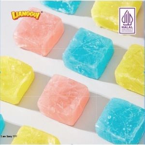 (CANDY JELLY HALAL)Permen Gummy Jelly Rasa Buah/Permen Lunak Rasa Buah/Fruit jelly gummies/Permen Jelly buah halal