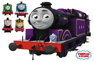 THOMAS and FRIENDS Sticker Dinding Size  28 - 45 cm vinyl white Waterproof