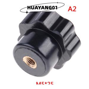 HUAYANG01 [2023 new HOT FASHION] lazlook พลาสติก M4 M5 M6 M8ด้ายหญิงเจ็ด Star shaped HEAD CLAMP NUTS KNOB