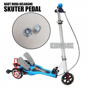 Mur Baut Roda Belakang Skuter Anak Otoped Pedal Injak HP RMB