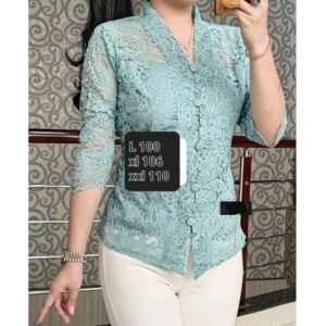 SHOOPY Blouse Kartini SEMI Brokat/Atasan Kebaya RENDA WANITA BALI