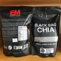Noshers Australia Black Bag CHIA Whole Dark Chia Seeds 500g. 