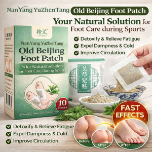 Foot Patch Herbal Detox Pads Natural Bamboo Vinegar Aromatic Foot Patches for Relaxation and Comfort