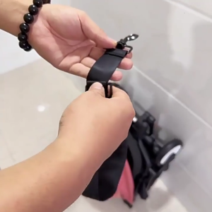 Xe đẩy di động đai đeo xách đồ với hỗ trợ vai độn và móc xoay 360 độ cho đồ du lịch thiết yếu