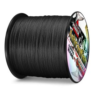 สายการประมง Ashconfish 4 เส ้ น 1000 เมตรสายตกปลาถัก Dyneema PE สาย Dyneema X4 สีดําสีแดงถักสาย PE สายตกปลาลวดถักเปีย สำหรับรีลตกปลา สายเหยื่อ