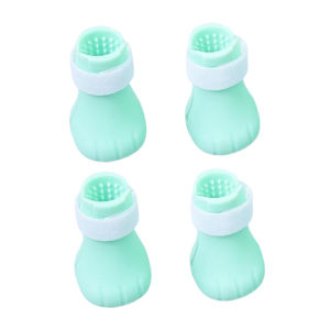 SKJK 4PCS Anti-Scratch Home Bathing Cat Foot Cover Cat Claw Gloves Cat Shoes Claw Shoes