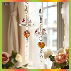 RUASA Sweet Christmas Tree Drift Bottle Four-leaf Clover Pendant Phone Strap Keychain Exquisite Backpack Decoration Accessories Gifts