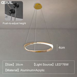 2024 New Nordic Pendant Light - Modern malist & Luxury Design - Perfect for Living Room Dining Room & Bedroom