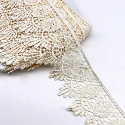 LC91322 2.5inci Chemical Lace Border Lace Renda Baju
