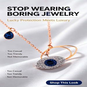 Gold Plated Turkish Evil Eye Crystal Rhinestone Necklace For Women Lucky Protection Amulet Elegant Clavicle Chain Daily Party Wear Jewelry Gift For Wife Mom
