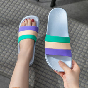 [Free Shipping] New Style Summer Sandals For Women Suitable For Couples Indoor Use Thick-Soled Soft-Soled Wear-Resistant Non-Slip Bathroom Slippers For Men