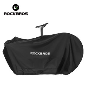 ROCKBROS Bike Storage Bag for 27.5 Inch Mountain Bike 700C Road Bike Foldable Portable Lightweight Bike Carrying Bag Waterproof Bicycle Transportation Bag Bike Accessories
