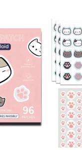 96 miếng dán mụn Hydrocolloid cho mặt dễ thương che mụn và vết thâm sản phẩm chăm sóc da hiệu quả.
