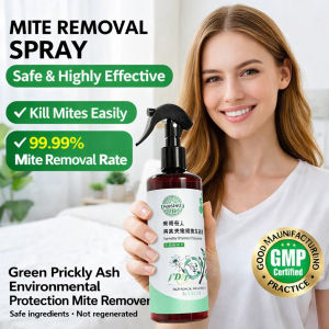 Eco Friendly Dust Mite Spray Natural Herbal Allergy Relief Spray with Green Peppercorn Extract for Home Bedding and Furniture