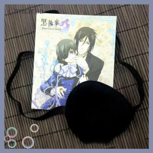 [Cumarba] Anime Single Eye Mask Comfortable Eye Patch Washable Concave Eye Patch Cosplay Theme Party Accessories Cosplay Costume