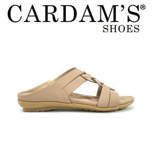 Womens Flat Sandals CLY 23261 Black/Old Rose C1