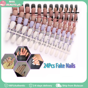 24pcs fake nails ballerina fake nail acrylic fake nails fake fake nails with design