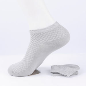 【Not Smelly Feet】1Pair Bamboo Fibre Anti Odor Sock Highly Elastic Sweat Absorption Sturdy Socks Men Women Prevent Bacteria Spread Breathable Hosiery