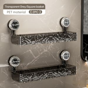 JOTO Bathroom Organizer Rack Toilet Organizer Rack Aesthetic Corner Shelf Wall Mounted Organizer