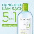 Nước tẩy trang Bioderma cho da dầu mụn, nhạy cảm - Bioderma Sensibio + Sebium H2O 500ml. 