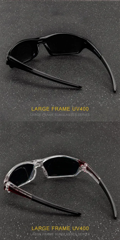 Sports Large Sun Glasses Polarized Mirror Sunglasses Men Women