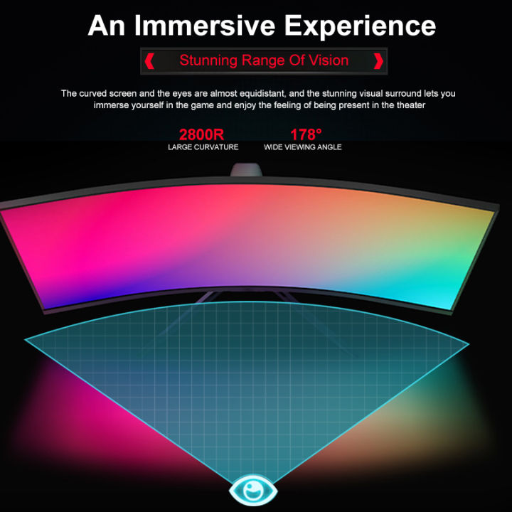 EXPOSE%20Gaming%20Monitor%20165hz%20Curved%204k%20display%20computer%20monitor%2027/24%20inch%20Frameless%20Full%20Screen%201MS%20HDMI/DP/VGA%20Warranty%2010%20Years%20-%20Image%206