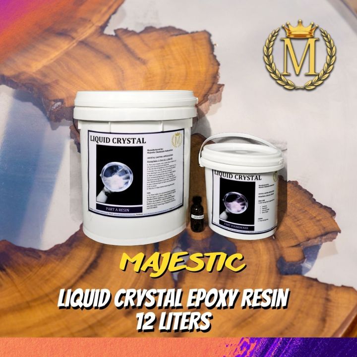 12 Liter Liquid Crystal Epoxy Resin (Crystal Clear Resin) Lazada PH