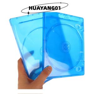 HUAYANG01 [HOT FASHION] 1Pc Plastic Single Double 3 4 Piece Discs CD Game Case Cover Thickened CD DVD Disc Protective Storage Box Organizer