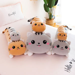 70cm/130cm Long Cat Doll Cushion Pillow Animal Stuffed Toys Anak Patung Kucing Panjang Bantal Peluk Kucing Comel Plushie