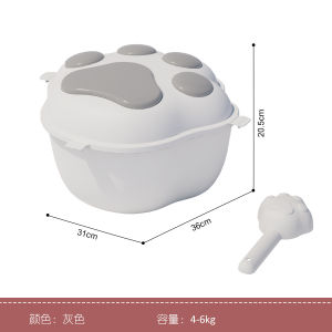 ❤️ถังอาหารสัตว์เลี้ยง ถังข้าวสาร ถังเก็บอาหารเม็ด กล่องใส่ข้าวสาร กล่องเก็บข้าวสาร ถังอาหาร❤️