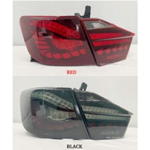 Toyota Camry 2012 2013 2014 ACV50 tail lamp light bar BMW Lexus style Sequential Signal Smoke Red colour